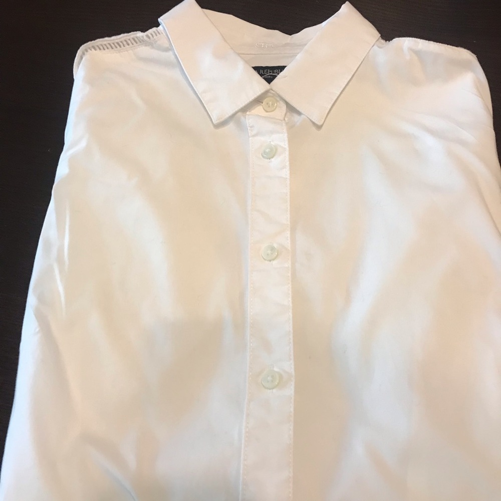 White button down shirt